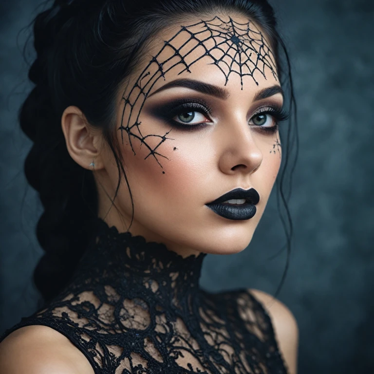 Le charme irrésistible du maquillage noir pour Halloween