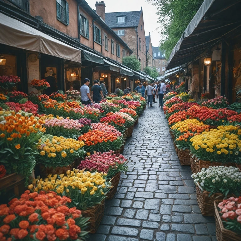 Le charme irrésistible des marchés de fleurs