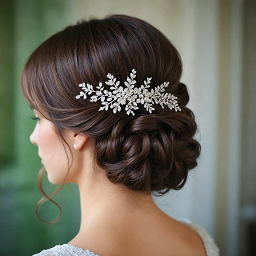 Sublimez votre coiffure de mariage avec un peigne élégant