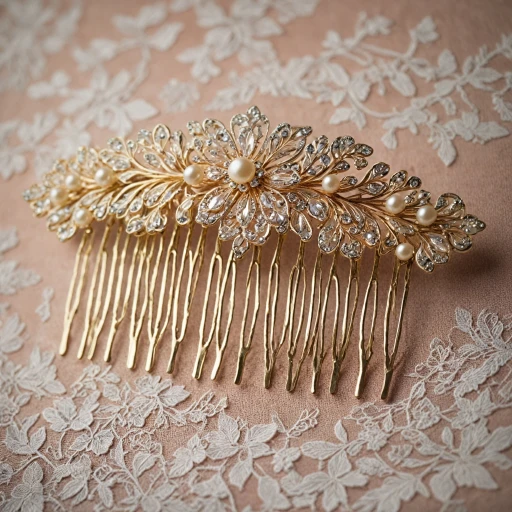 Les secrets d'un peigne cheveux pour la mariée