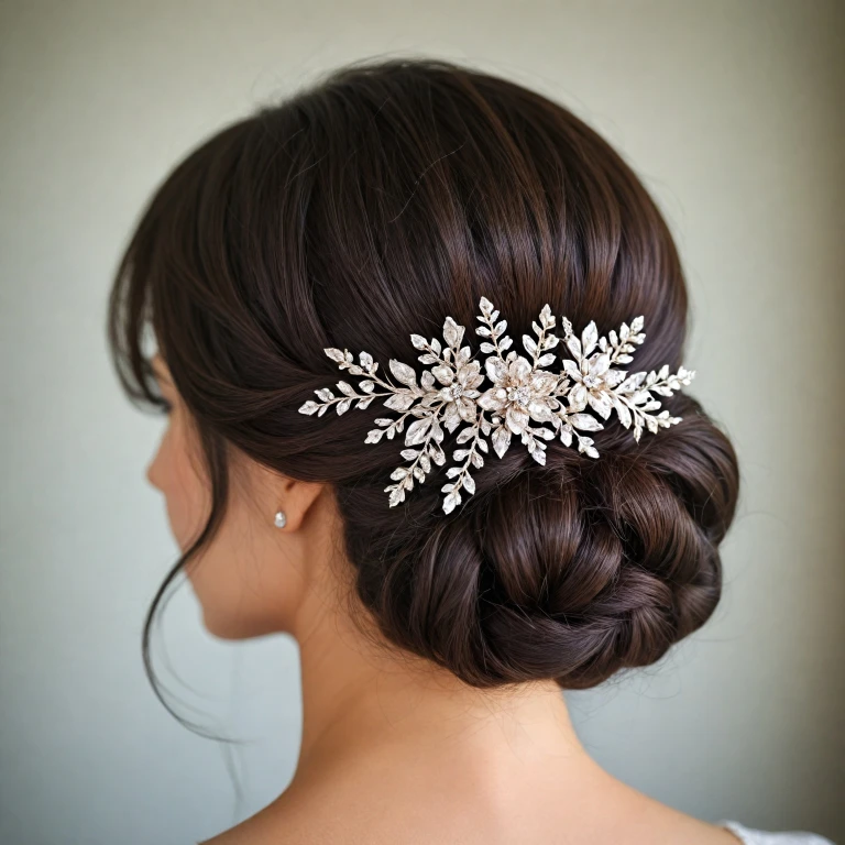 Sublimez votre coiffure de mariage avec un peigne élégant