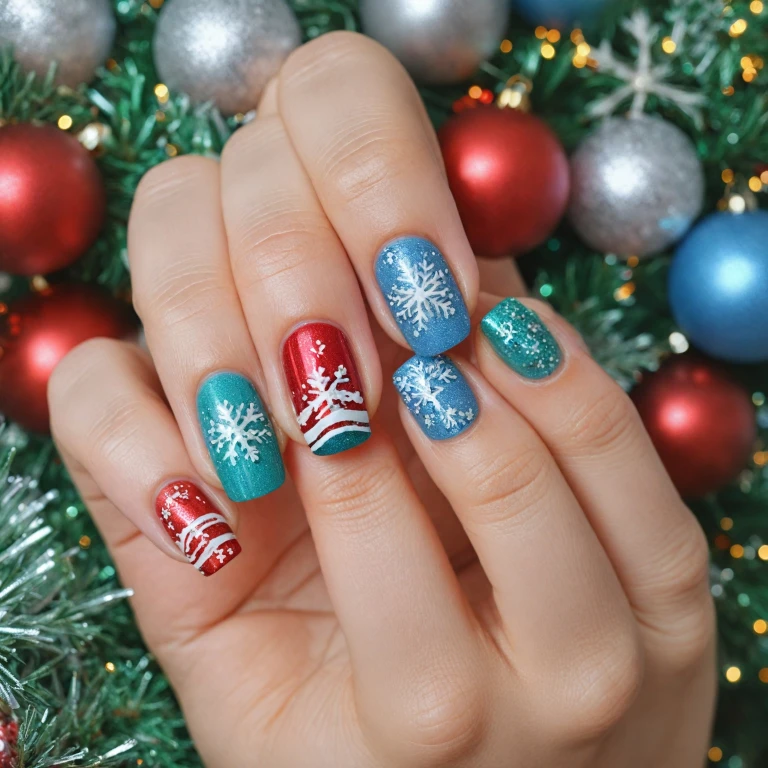 Sublimez vos ongles pour Noël avec des stickers festifs