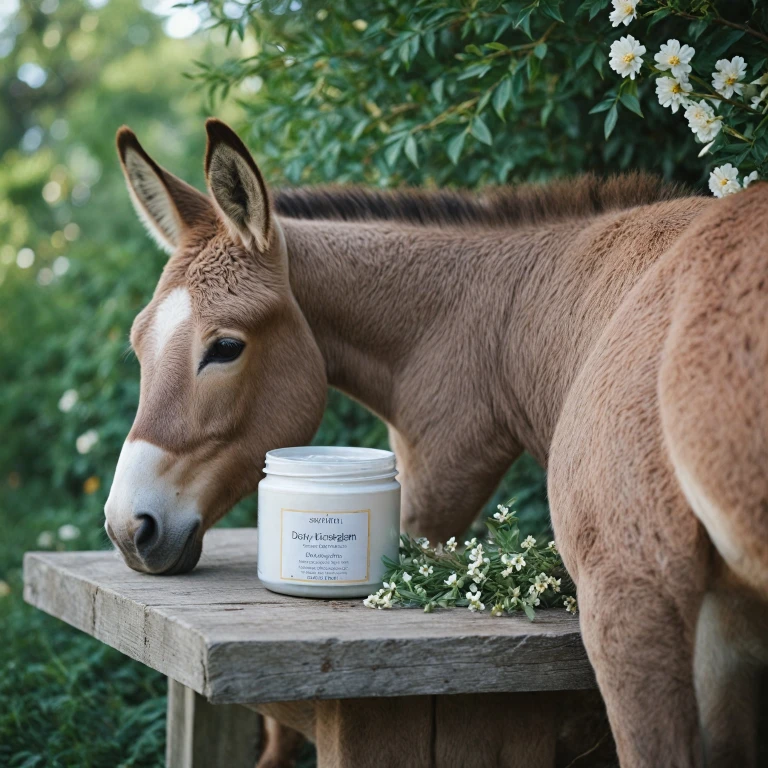 La magie de la crème visage au lait d'ânesse