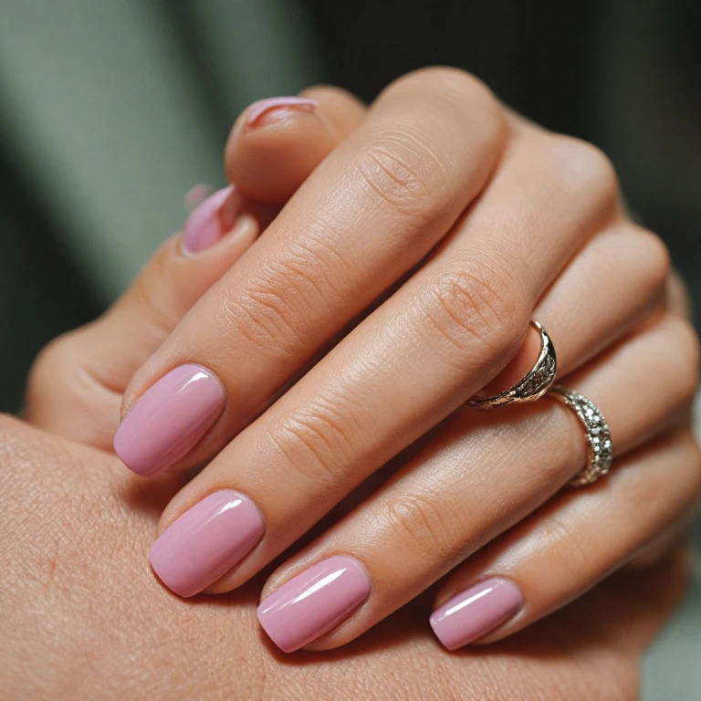 L'élégance discrète des ongles en gel rose pâle